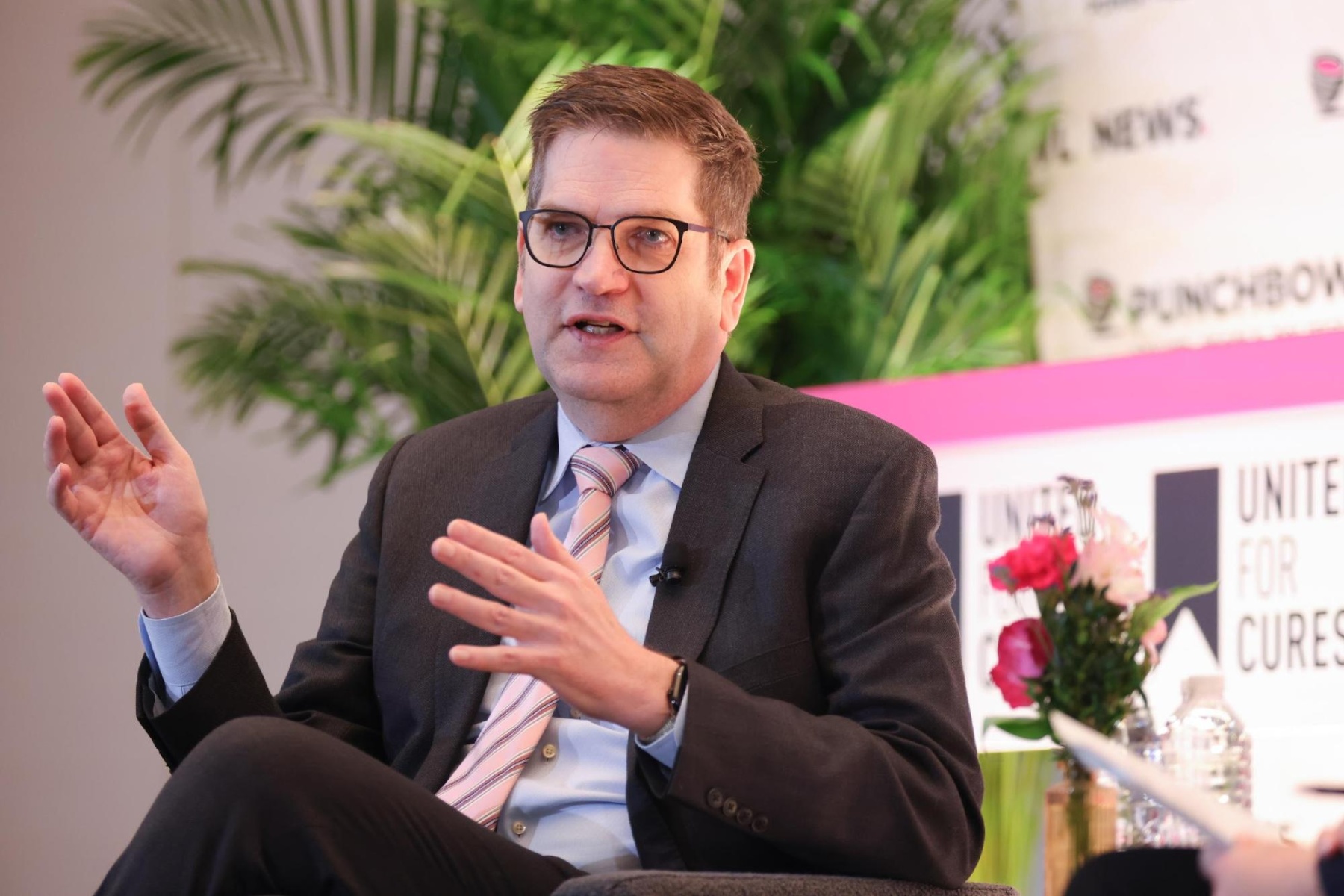 Russ Paulsen, President of UsAgainstAlzheimer's, discussing the impacts of medical research funding on curing Alzheimer's